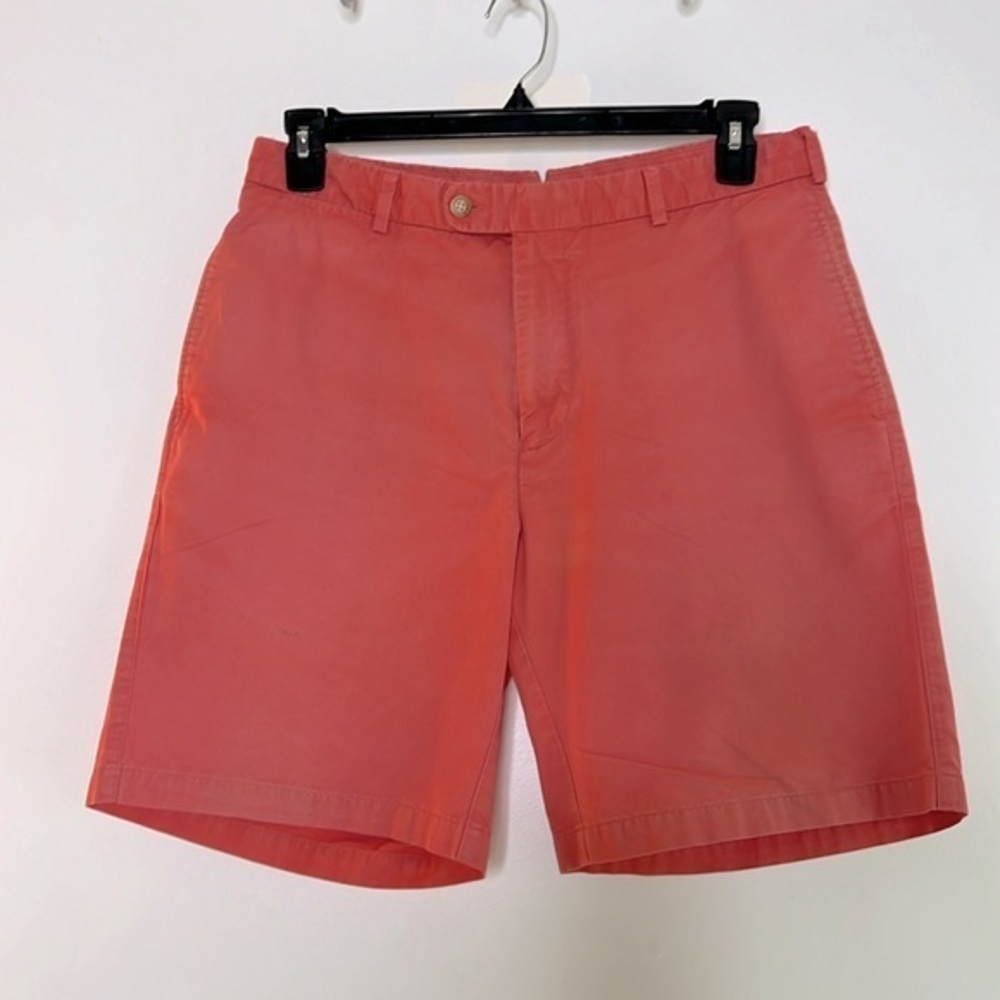 Peter Millar salmon pink cotton 9” shorts size 34